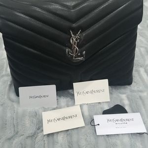 YsL black purse